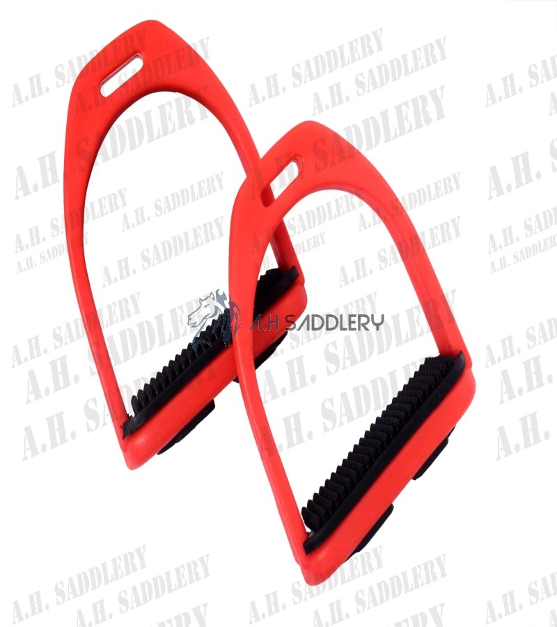 Premium Plastic Horse Stirrups with Black Treads – Style, Safety, and Performance