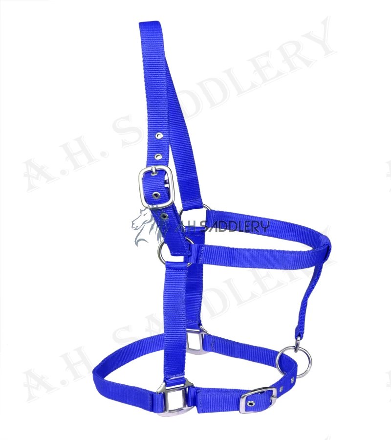 Premium Nylon Horse Halters for Training and Showmanship | Adjustable and Durable
