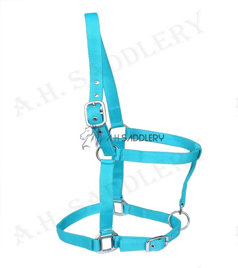 Premium Nylon Horse Halters for Training and Showmanship | Adjustable and Durable