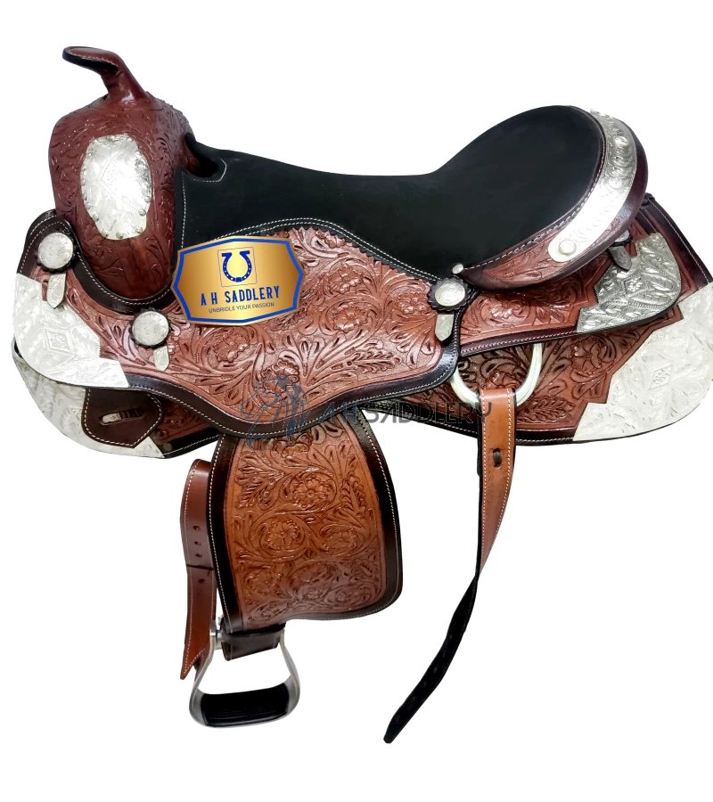 Premium Western Horse Show Saddle: Handcrafted Leather Equestrian Excellence for Unmatched Performance