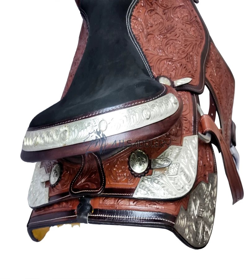 Premium Western Horse Show Saddle: Handcrafted Leather Equestrian Excellence for Unmatched Performance