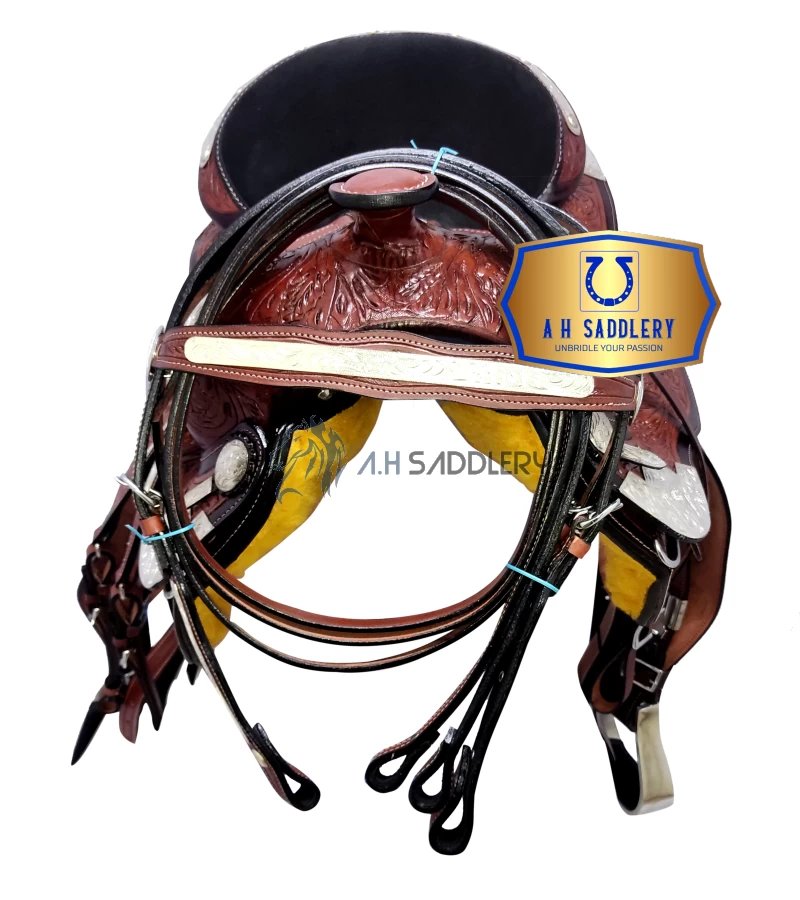 Premium Western Horse Show Saddle: Handcrafted Leather Equestrian Excellence for Unmatched Performance