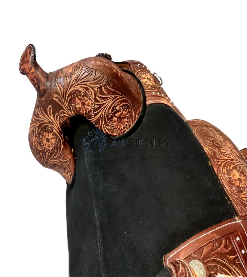 Experience Unmatched Comfort and Style with Our Premium Leather Western Treeless Saddles for Horses By AH SADDLERY